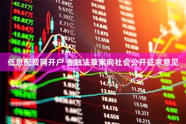 低息配资网开户 金融法草案向社会公开征求意见