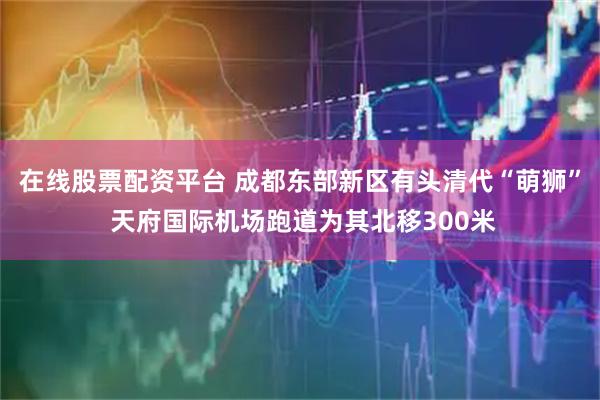 在线股票配资平台 成都东部新区有头清代“萌狮” 天府国际机场跑道为其北移300米